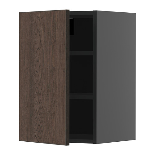 METOD wall cabinet with shelves