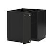 METOD corner base cabinet with shelf