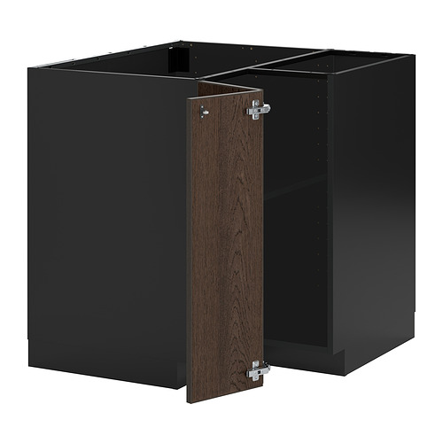 METOD corner base cabinet with shelf