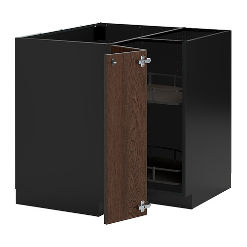 METOD corner base cabinet with carousel