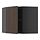 METOD, corner wall cabinet with shelves