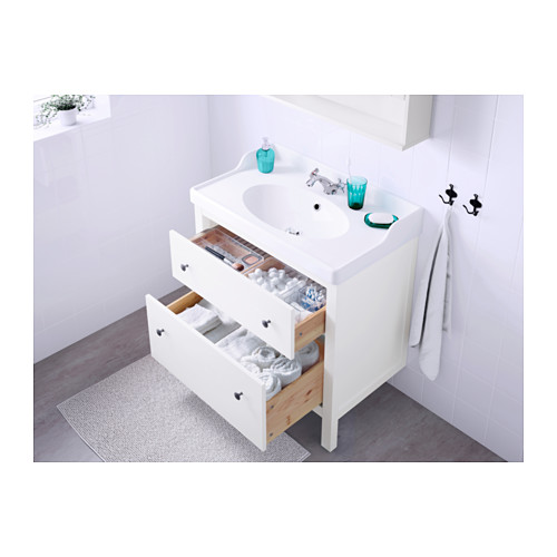 HEMNES, wash-stand with 2 drawers