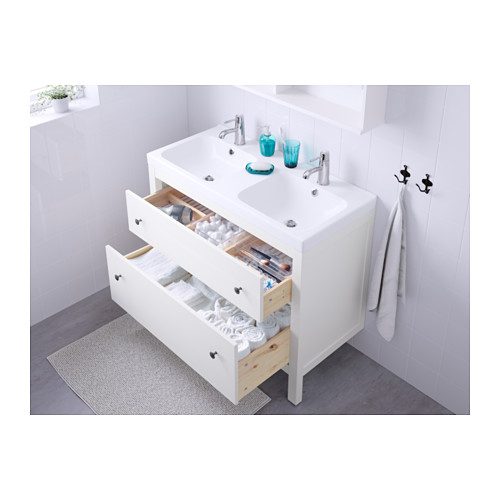 HEMNES, wash-stand with 2 drawers