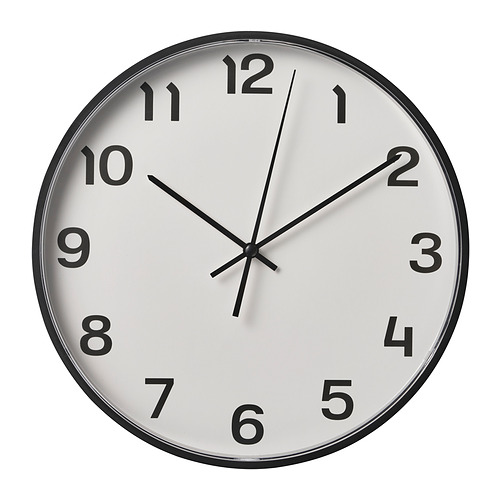 PLUTTIS wall clock