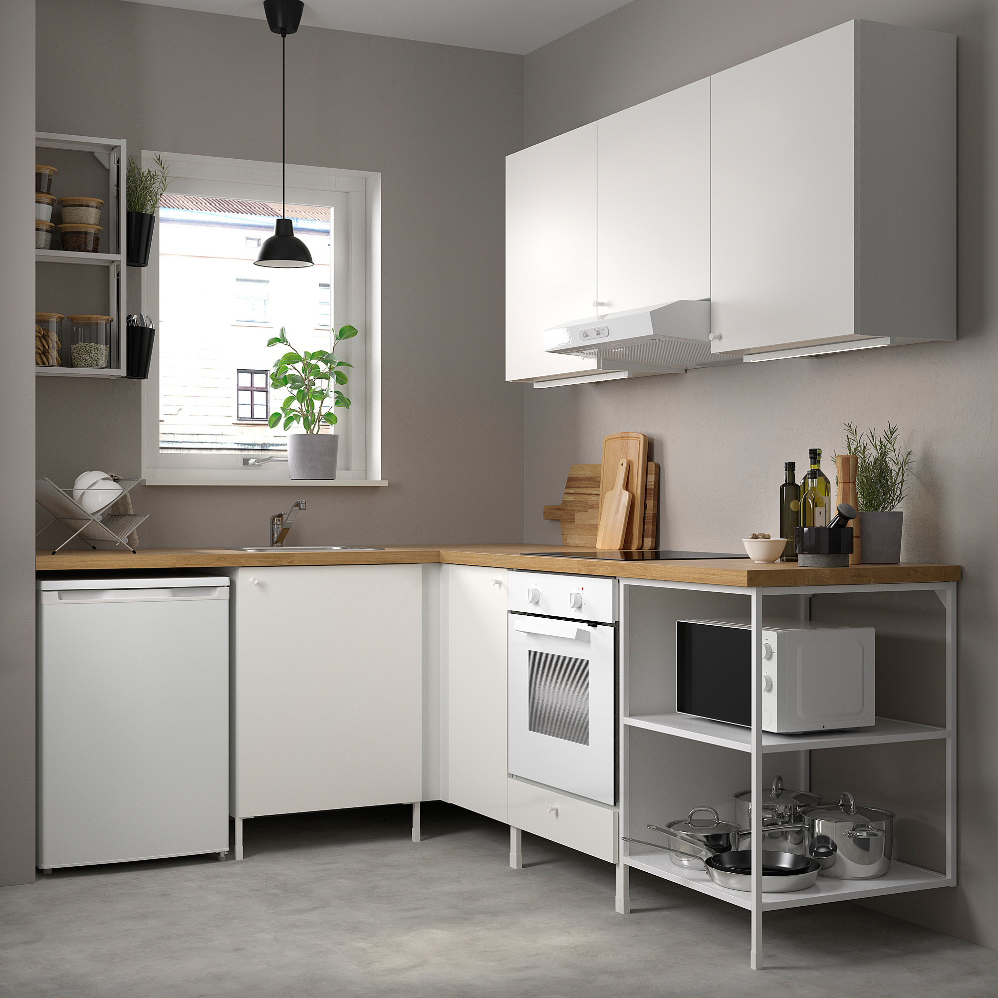 ENHET corner kitchen