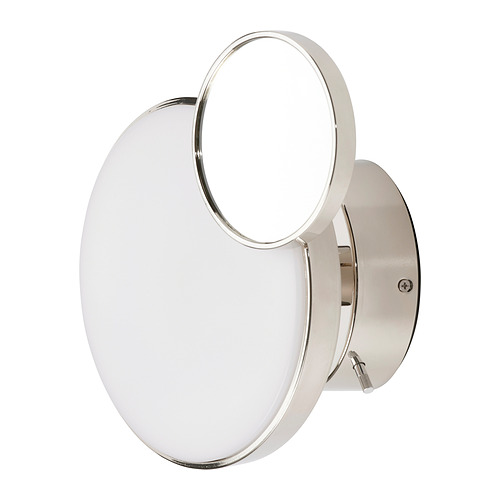 KABOMBA, LED wall lamp with mirror