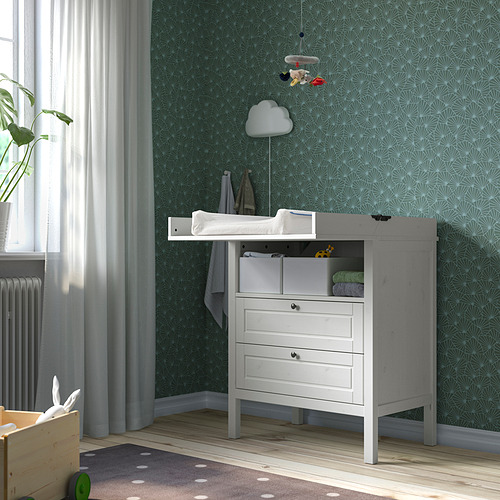 SUNDVIK, changing table/chest of drawers