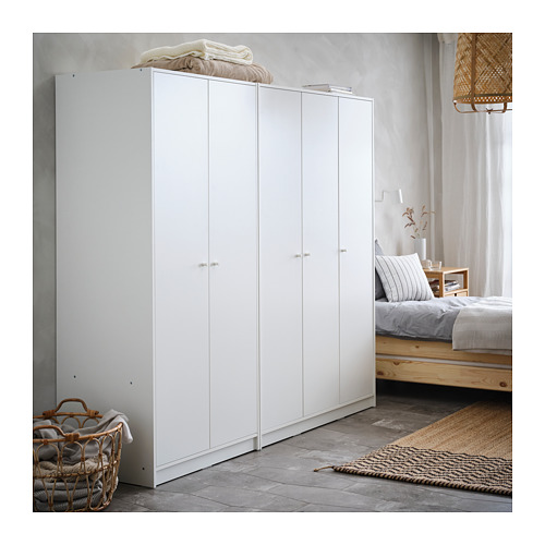 KLEPPSTAD, wardrobe with 3 doors
