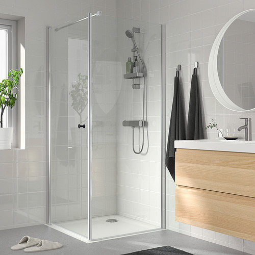 OPPEJEN/FOTINGEN, corner shower with tray