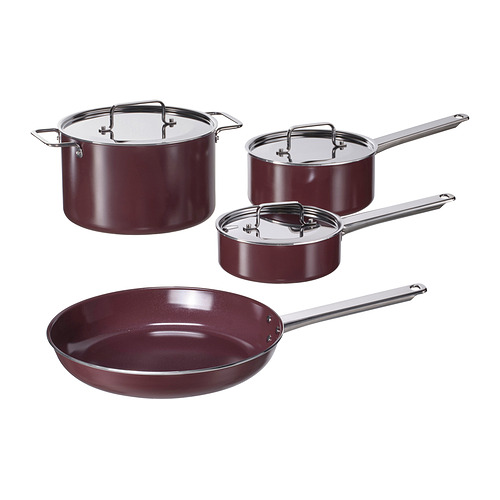GULDÖRING, 7-piece cookware set