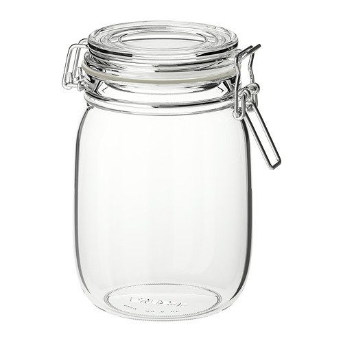 KORKEN, jar with lid