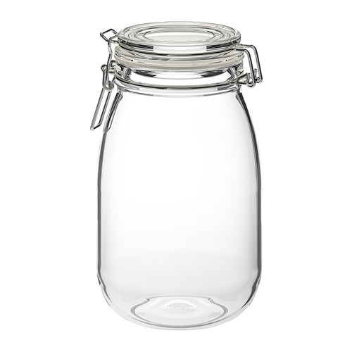 KORKEN, jar with lid
