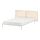 VEVELSTAD, bed frame with 2 headboards