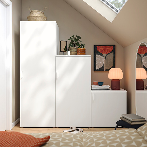 PLATSA, wardrobe with 3 doors