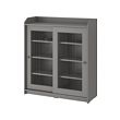 HAUGA glass-door cabinet 