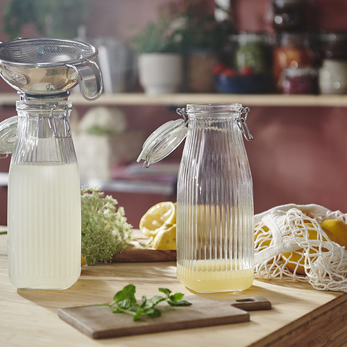 KÖSSEBÄR, bottle shaped jar with lid