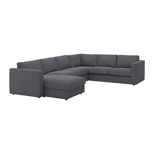 VIMLE, corner sofa, 5-seat