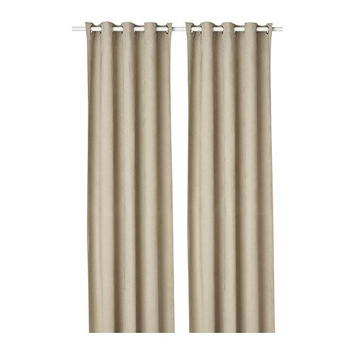 BIRTNA, block-out curtains, 1 pair