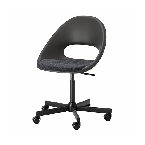 ELDBERGET/MALSKÄR, swivel chair + pad