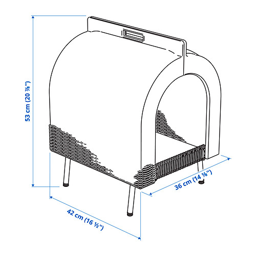 UTSÅDD cat house on legs