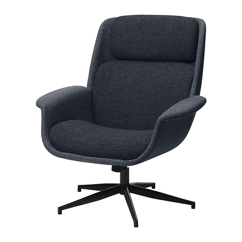 ÄLEBY, swivel armchair