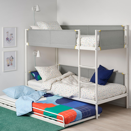 VITVAL, bunk bed frame with underbed