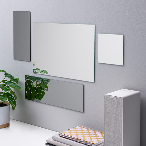 MADESJÖ, mirror, set of 4