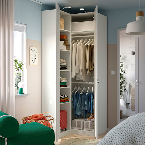PAX/FORSAND, corner wardrobe