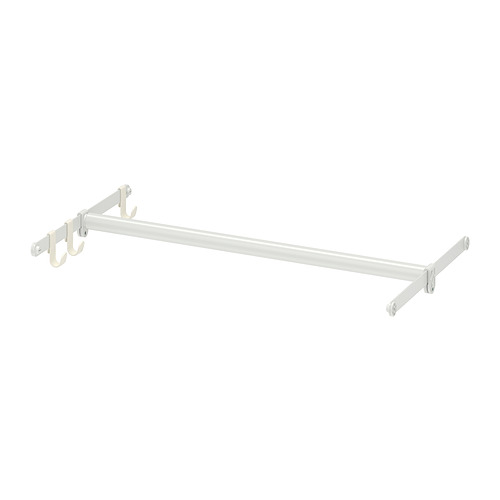 HJÄLPA clothes rail+2 susp rails+3 hooks