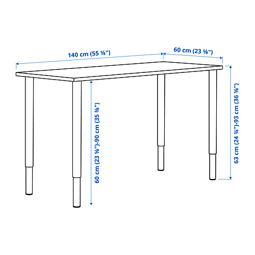 LAGKAPTEN/OLOV desk