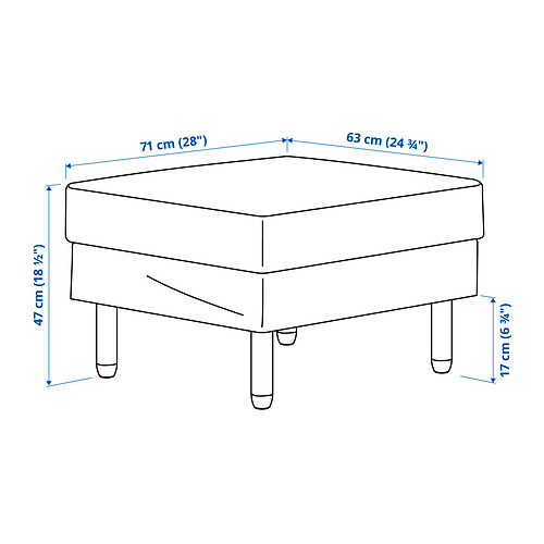 SALTSJÖBADEN footstool