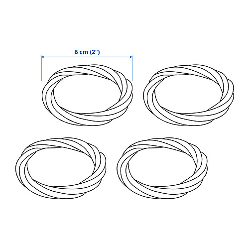VARGFISK servíettuhringur