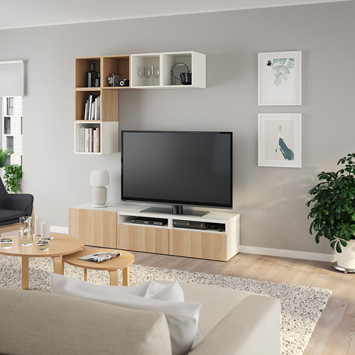 BESTÅ/EKET, cabinet combination for TV