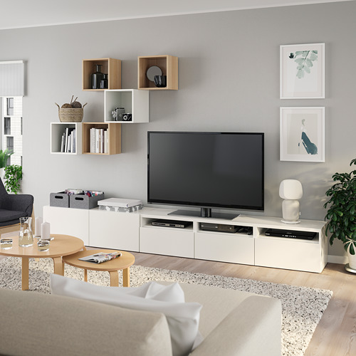 BESTÅ/EKET, cabinet combination for TV