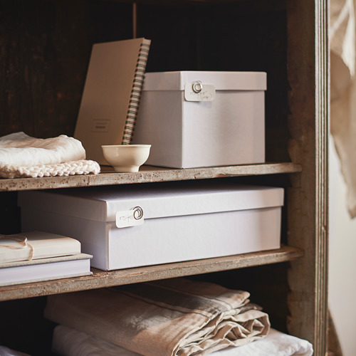 TJENA, storage box with lid