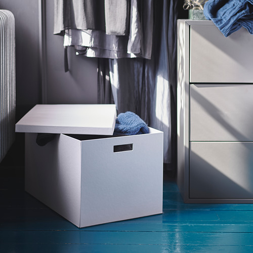 TJENA, storage box with lid