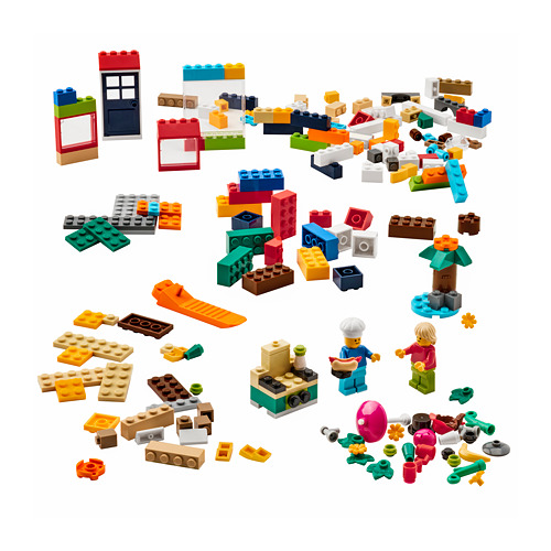 BYGGLEK, LEGO® kubbar, 201 stykki