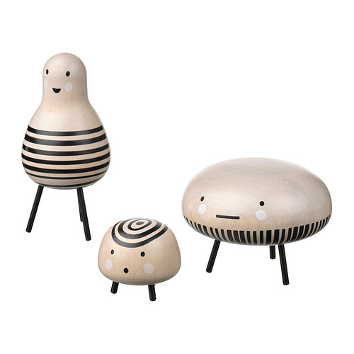 DVÄRGTALL, decoration figure, set of 3