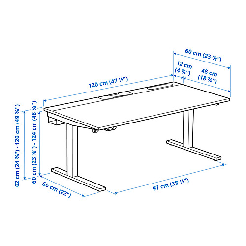 MITTZON desk sit/stand