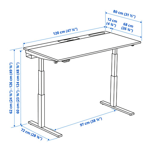 MITTZON desk sit/stand