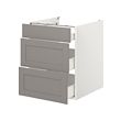 ENHET base cb w 3 drawers