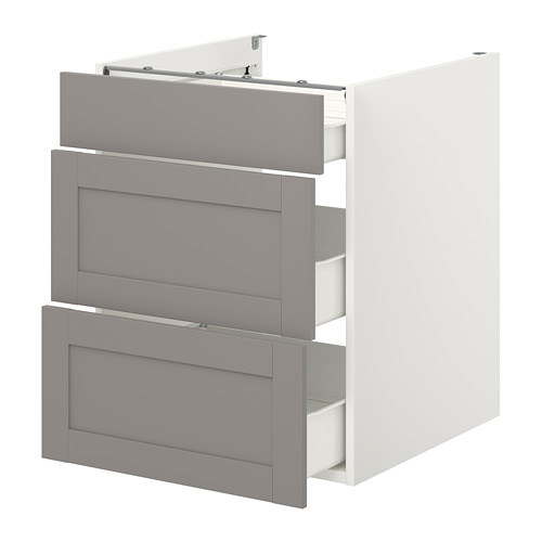 ENHET base cb w 3 drawers