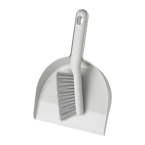 PEPPRIG dust pan and brush