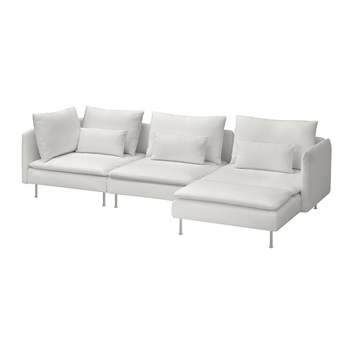 SÖDERHAMN, 4-seat sofa with chaise longue