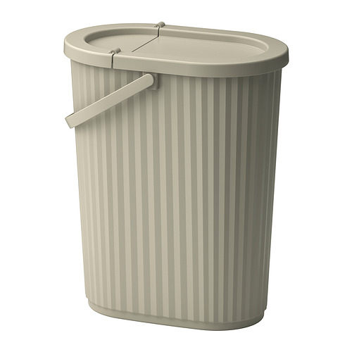 DAMMÄNG, bin with lid