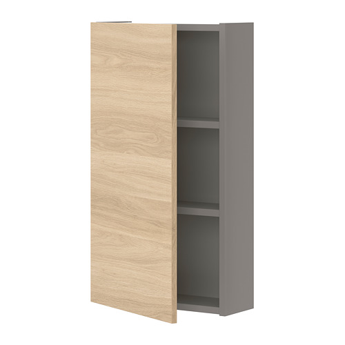 ENHET, wall cb w 2 shlvs/door