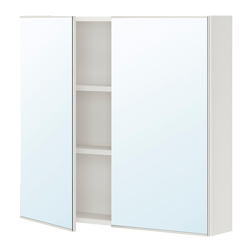 ENHET mirror cabinet with 2 doors