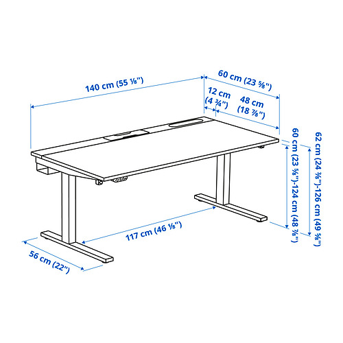 MITTZON desk sit/stand