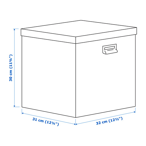 TJOG storage box with lid