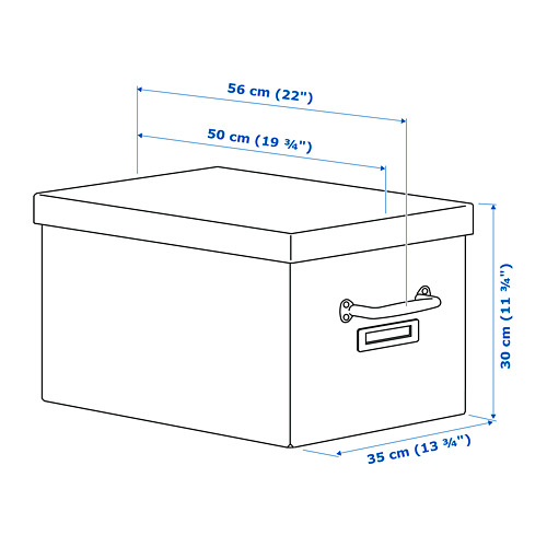 TJOG storage box with lid
